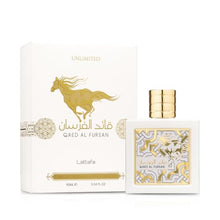 Load image into Gallery viewer, Lattafa Qaed Al Fursan Unlimited Eau de Parfum Spray for Unisex, 3.04 Ounce
