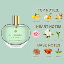 Load image into Gallery viewer, THE HEART COMPANY | Kindness in a bottle | Fresh Perfume for women | Vegan Women's Eau de Parfum | Clean &amp; Unisex Fragrance 75ml - 2.5 fl oz.
