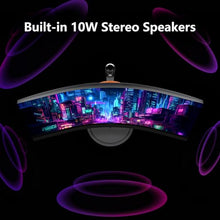 Load image into Gallery viewer, INNOCN 34G1R 34" Curved Ultrawide Gaming Monitor 3440 x 1440p 165Hz PC Computer Monitor Gamer, USB Type C Power Delivery, HDMI, DP, Built-in 2.1 Stereo Speakers, Charger Pad, Black
