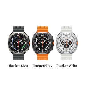 Samsung Galaxy Watch Ultra 47mm LTE AI Smartwatch w/Energy Score, Wellness Tips, Heart Rate Tracking, Sleep Monitor, Fitness Tracker, GPS, 2024,Titanium Silver [US Version, 1Yr Manufacturer Warranty]