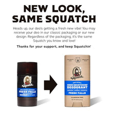 Load image into Gallery viewer, Dr. Squatch Natural Deodorant for Men – Odor-Squatching Men's Deodorant Aluminum Free - Alpine Sage + Fresh Falls (2.65 oz, 2 Pack)
