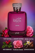 Load image into Gallery viewer, RASASI Hawas Diva Eau de Parfum For Women 3.38 Fl Oz
