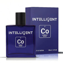 Load image into Gallery viewer, Intelligent Cobalt | Enticing, Intoxicating, Fierce | Extrait de Parfum for Men | 3.4 Fl Oz (100 mL)
