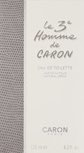 Load image into Gallery viewer, CARON PARIS Le 3eme Homme De Caron Eau de Toilette Spray, 4.2 Fl Oz
