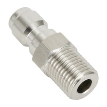 Load image into Gallery viewer, 1/4 Inch Quick Release Adapter for Pressure Washer, Male to Male Fitting Brass Coupling Connector for Garden Hose Gun Spray Nozzle Tip
