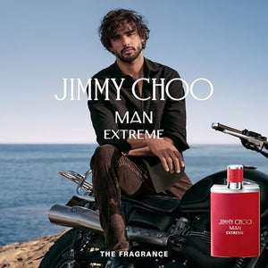 JIMMY CHOO Man Extreme Eau de Parfum- Long Lasting Fragrance with notes of Red Thyme, Clary Sage, & Vetiver- Spicy & Bold - 1.7 fl. oz.