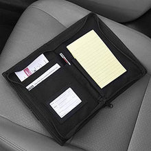 Load image into Gallery viewer, BWEEOUTG Car Owner Manual Case, Multipurpose Insurance and Registration Holder, Owner Manual Wallet Center Console Storage Case Pouch Manual Holder for Card, Licenses, Registration
