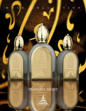 Load image into Gallery viewer, Paris Corner Tranquil Night Emir Musk Collection EDP 3.4 Fl Oz Fragrance Unisex Scent Perfumes
