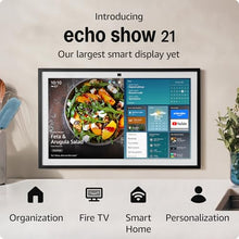 Load image into Gallery viewer, Introducing Amazon Echo Show 21 | A stunning 21&quot; smart kitchen TV for home organization with Alexa
