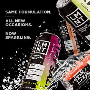 LMNT Sparkling Electrolyte Water - Variety Pack | 12-Count