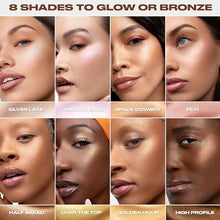 Load image into Gallery viewer, Urban Decay Face Bond Waterproof Luminizer (Silver Lake - Y2K Frosted Glaze), All-Over Liquid Highlighter + Bronzer, with 3% Niacinamide, Smudge-Resistant, Transfer-Resistant - 1 fl oz
