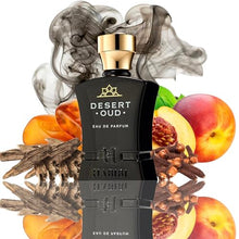 Load image into Gallery viewer, H HABIBI Desert Oud Arabian Fragrance for Men - Floral, Woody, Patchouli Cologne for Men - Warm, Sweet &amp; Spicy Niche Eau de Parfum Men - Blended with Rare Exotic Notes Made In USA

