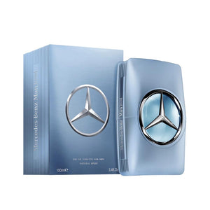 Mercedes-Benz Man Fresh Cologne for Men - 3.4 Fl Oz - Eau De Toilette Perfume Spray for Man - Luxury Long Lasting Fragrance with Notes Of Cedar wood, Bergamot, Orange blossom