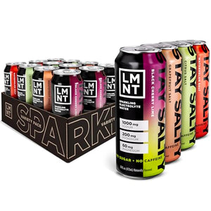 LMNT Sparkling Electrolyte Water - Variety Pack | 12-Count