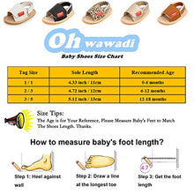 Load image into Gallery viewer, Ohwawadi Baby Sandals Infant Boys Girls Summer Walking shoes Soft Anti-Slip Sole Beach Sandals Newborn Crib Shoes First Walker Shoes
