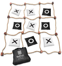 Load image into Gallery viewer, SWOOC Games - Giant Tic Tac Toe Game Outdoor (All Weather) | 3ft x 3ft | Instant Setup, No Assembly | Giant Outdoor Games for Adults and Family | Outside Toys | Large Lawn &amp; Backyard Fun | Yard Game
