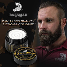 Load image into Gallery viewer, Bossman Colotion - 2 in 1 Men's Lotion and Cologne – Moisturizing Body Cream - Hydrating Scented Body Lotion - Mens Scented Lotion for Daily Use (The Gatsby)
