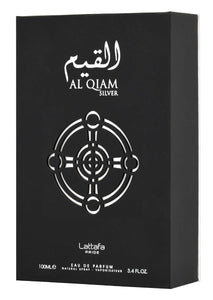 Lattafa Perfumes Al Qiam Silver for Unisex Eau de Parfum Spray, 3.4 Ounce