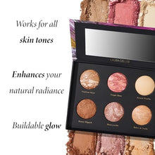 Load image into Gallery viewer, LAURA GELLER NEW YORK Cheek to Chic Tropical Glow Baked Face Palette | Includes 2 Blushes, 2 Bronzers and 2 Radiant Highlighters
