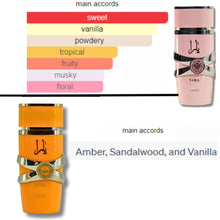 Load image into Gallery viewer, Lattafa for Women 2 Piece Eau de Parfum Gift Set (Yara + Yara Tous) 3.4 Ounce/100 ml each
