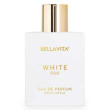 Load image into Gallery viewer, Bellavita Luxury White Oud Perfume for women and men | Long-Lasting | Unisex | Gift for birthdays and anniversary | Vegan and Cruelty-free | IFRA-certified | Arabic Eau de Parfum
