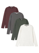 Load image into Gallery viewer, Mega Tshop Midweight 100% Cotton Long Sleeve T-Shirt 4P CDKRRC L
