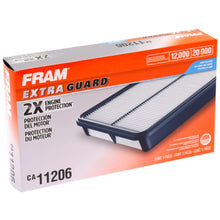 Load image into Gallery viewer, FRAM Extra Guard CA11206 Replacement Engine Air Filter for Select Hyundai and Kia Models, Provides Up to 12 Months or 12,000 Miles Filter Protection
