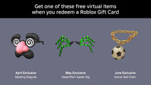 Load image into Gallery viewer, Roblox Physical Gift Card [Includes Free Virtual Item] [Redeem Worldwide] - $50
