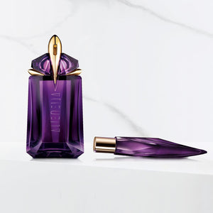 Mugler - Alien Eau de Parfum - Womens Fragrance Travel Bundle - Floral & Woody - With Jasmine, Wood, and Amber - 1.0 Fl Oz Full Size Perfume & 0.3 Fl Oz Travel Size - Perfume Set