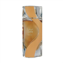Load image into Gallery viewer, Nusuk Safa Unisex Eau De Parfum Juicy Lemon &amp; Strawberry Top Notes Creamy Coconut &amp; Nectar Floral Heart Warm Vanilla, Musk &amp; Ambrox Base Sweet, Playful, Long-Lasting Fragrance 100ml

