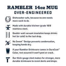 Load image into Gallery viewer, YETI Rambler 14 oz Stackable Mug, Vacuum Insulated, Stainless Steel with MagSlider Lid, Navy
