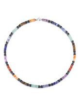 Load image into Gallery viewer, Top Plaza 7 Chakra Crystal Stone Beaded Necklace for Men Natural Gemstone Beads Necklace Handmade Balance Mens Necklace Protection Amulet Jewelry Gifts
