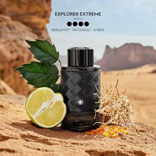 Load image into Gallery viewer, MONTBLANC - Explorer Extreme Eau de Parfum - Men&#39;s Fragrance - Woody &amp; Leathery - With notes of Bergamot, Patchouli &amp; Vetiver - 3.3 Fl Oz
