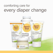 Load image into Gallery viewer, Burt's Bees Baby Diaper Rash Cream, 40% Zinc Oxide Calms &amp; Soothes Skin for Fast Relief, Eczema Safe Balm, 100% Natural Origin Plant Based Formula, Pediatrician Tested, Travel Size, 6 oz (3 oz 2-Pack)
