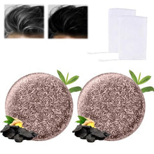 Load image into Gallery viewer, TYAYW Grey Hair Coverage Shampoo Soap 2Pcs, Shouwu Darkening Shampoo Bar for Gray Hair, Natural Blackening Hair Soap for Hair Hydrating &amp; Moisturizing(Polygonum Multiflorum for Grey Hair)

