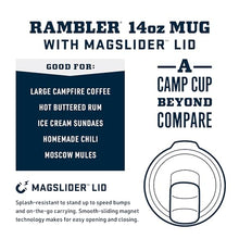 Load image into Gallery viewer, YETI Rambler 14 oz Stackable Mug, Vacuum Insulated, Stainless Steel with MagSlider Lid, Navy
