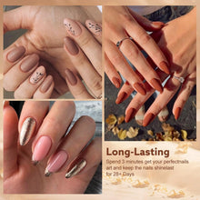 Load image into Gallery viewer, CANNI 30Pcs 9ML Hema-free Gel Nail Polish Set,Nude Brown Red Glitter Gold Gel Polish Kit Soak Off LED Nail Gel Polish Set Nail Art Starter Manicure Salon DIY at Home

