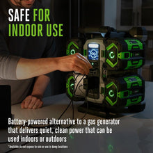 Load image into Gallery viewer, EGO POWER+ Portable Power Station, 1400W, Battery Powered, Inverter Generator for Home and Outdoor, Includes (2) 56V 6.0Ah Batteries and Charger - PST1405-2

