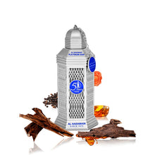 Load image into Gallery viewer, Al Haramain Platinum Oud - Perfume for Women and Men - Exquisite Amber Perfume - Exotic Burst of Cardamom, Vetiver, and Tonka Bean - 3.4 oz EDP Spray
