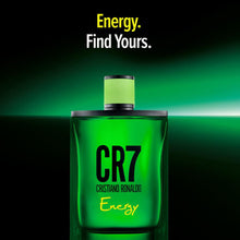 Load image into Gallery viewer, Cristiano Ronaldo CR7 Energy Eau de Toilette - Cologne For Men - Fougere Woody Green Men's Cologne - Cardamom, Lavender, Cedarwood Notes - 1.7 oz
