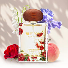 Load image into Gallery viewer, Jean Rish Fiery Rose Eau De Parfum - Perfume for Women (3.4 Fl Oz / 100ml) with Iris, Apricot &amp; Vanilla Notes - Long Lasting and Luxury Fragrance

