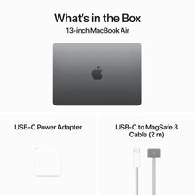 Load image into Gallery viewer, Apple 2024 MacBook Air 13-inch Laptop with M3 chip: Built for Apple Intelligence, 13.6-inch Liquid Retina Display, 8GB Unified Memory, 256GB SSD Storage, Backlit Keyboard, Touch ID; Space Gray
