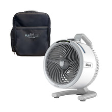 Load image into Gallery viewer, Shark FlexBreeze HydroGo Fan &amp; Travel Bag — Ultra-powerful portable fan with indoor + outdoor evaporative mist. Corded &amp; cordless, White, FA053BRN
