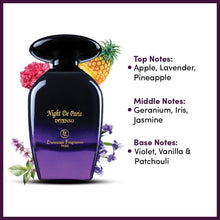 Load image into Gallery viewer, L’orientale Fragrances Collection Night De Paris Intenso, 3.3oz (100ml), Unisex, Oil-Based, Intense Oriental Amber Fragrance with Bergamot &amp; Vanilla, 24 Hour Long-Lasting Scent
