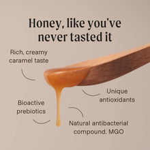 Load image into Gallery viewer, Manukora Raw Manuka Honey, MGO 850+ from New Zealand, Non-GMO, Monofloral, Traceable from Hive to Hand, Daily Digestive &amp; Immune Support - 500g (1.1 Lb)
