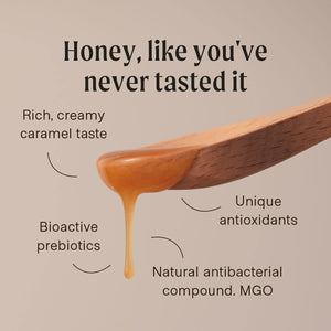 Manukora Raw Manuka Honey, MGO 850+ from New Zealand, Non-GMO, Monofloral, Traceable from Hive to Hand, Daily Digestive & Immune Support - 500g (1.1 Lb)