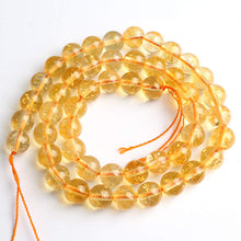Load image into Gallery viewer, Songxi Beads 6mm Natural Citrine Beads for Jewelry Making 15inches Gemstone Beads for Bracelet Jewelry Bracelet Making ﻿
