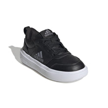 Load image into Gallery viewer, adidas Park St Sneaker, Black/Iron Metallic/White, 5 US Unisex Big Kid
