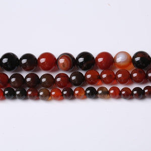6MM Red Persian Agate Round Loose Beads Natural Gem Beads Crystal Energy Stone Beads for Jewelry Making DIY Bracelet Necklace