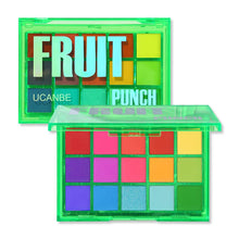 Load image into Gallery viewer, UCANBE Colorful 15 Shades Eyeshadow Makeup Palette,Shimmer Matte Metallic High Pigmented Neutral Bold Waterproof Eyes Shadow, Creamy Blendable Make Up Pallet Set (Fruit Punch)
